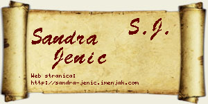 Sandra Jenić vizit kartica